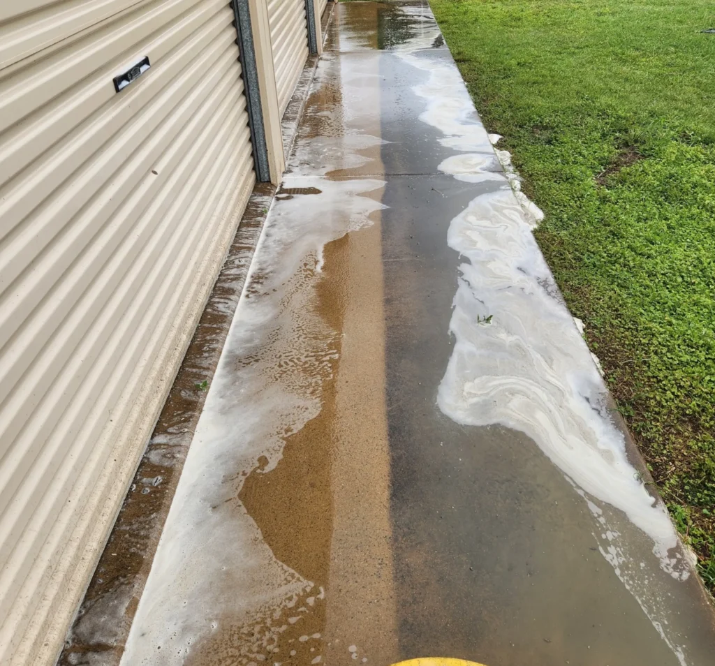 Pressure Washing Concrete Sealer